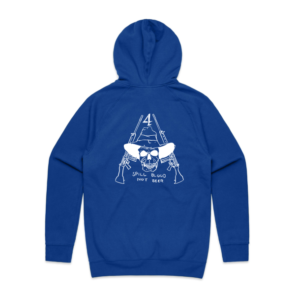 4PLM - Spill Blood Not Beer BLUE HOOD