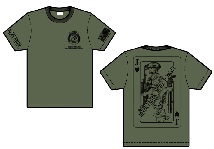 11/28RWAR - Never Forget Green 5065