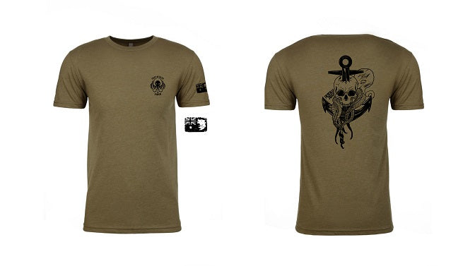 Army style undershirt with Navy style design
